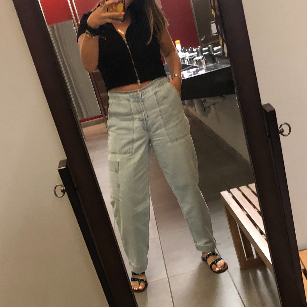 Zara High Waisted Jeans